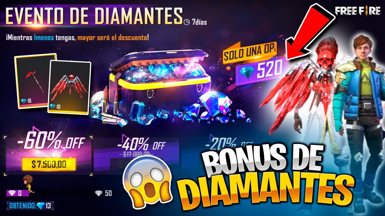 Qué eventos especiales hay actualmente en Free Fire: novedades 1 descubre los proximos eventos en free fire con ofertas de diamantes no te los pierdas