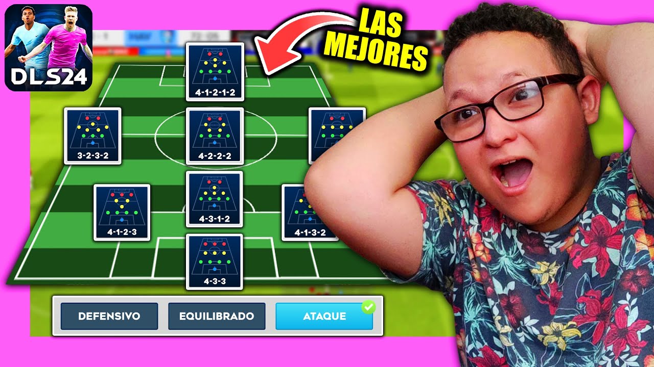 Mejores formaciones y tácticas en Dream League Soccer