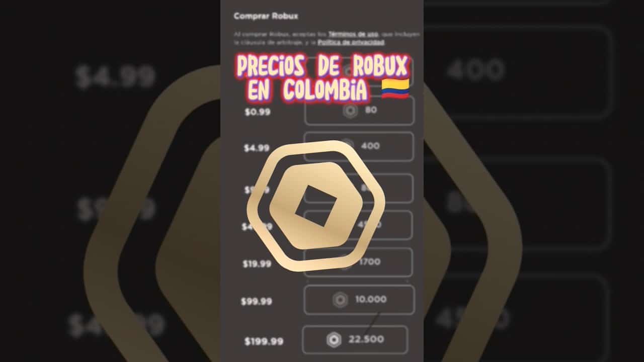 Cuánto valen 50 Robux en pesos colombianos