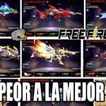 ¿Hay algún generador de armas evolutivas para Free Fire?